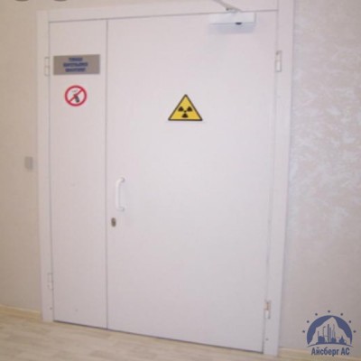 Рентгенозащитная алюминиевая дверь 1070х2080-1 мм купить  в Братске